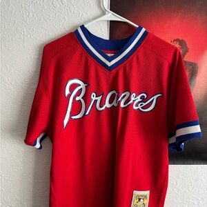 Mitchell & Ness Red and Blue Jersey